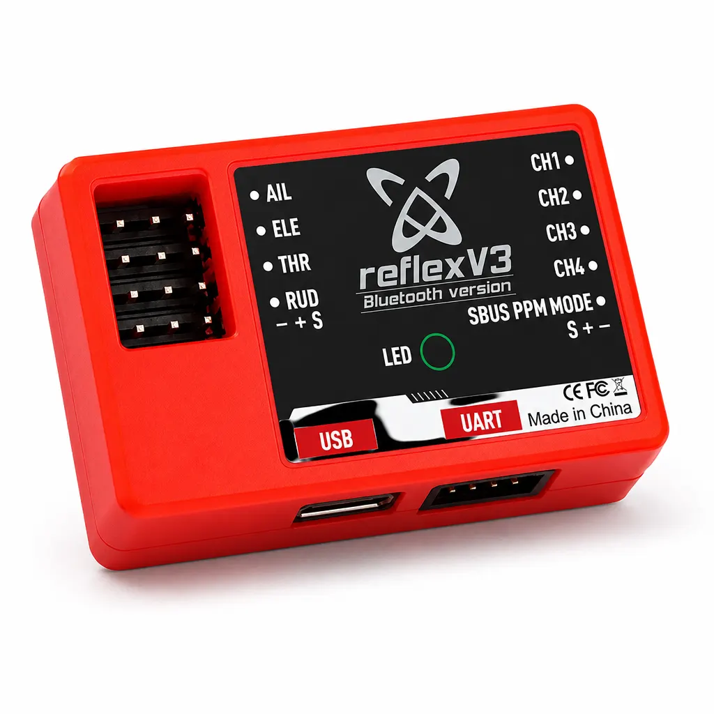 RC Aircraft Flight Stabiliser controls and screen